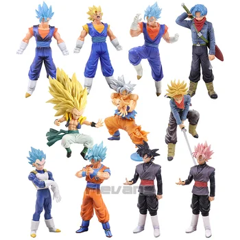 

Dragon Ball Z SUPER The Super Warriors Gotenks Vegetto Trunks Rose Goku Black Vegeta PVC Figure Collectible Model Toy