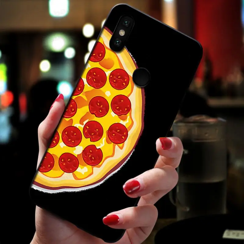 Cat eating Pizza food