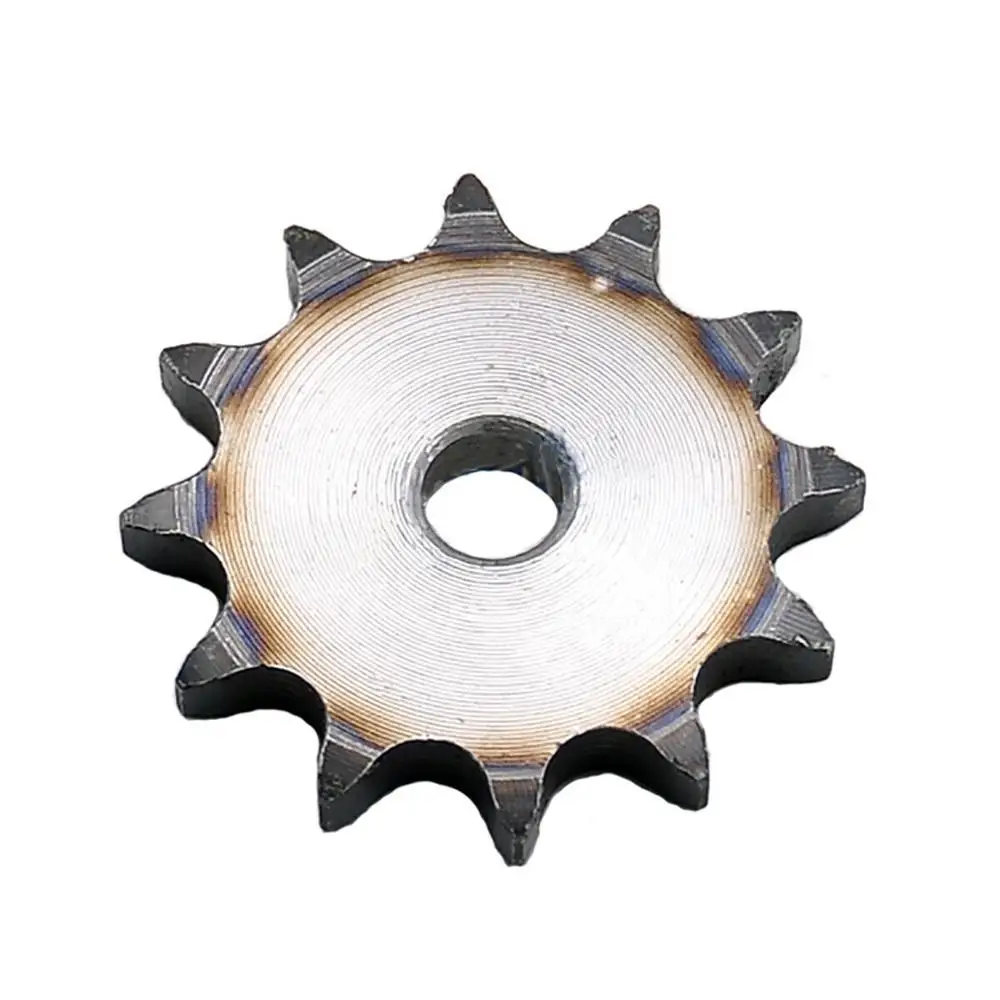 1Pcs Flat Sprocket Wheel 12A 10 Teeth To 25 Teeth A3 Steel Chain Gear Quenching afbeelding