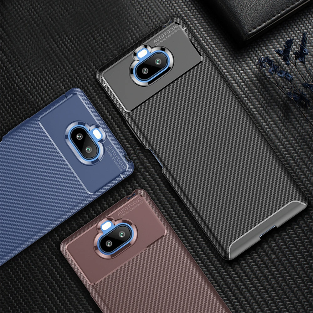 Роскошный тонкий чехол для Sony Xperia 1 II 8 5 10 Plus XZ4 компактный мини-чехол из ТПУ