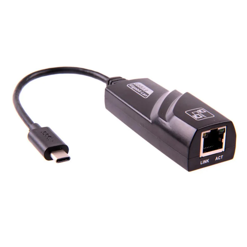 USB-C к сети Ethernet проводной преобразователь концентратор тип-c к RJ45 100 Мбит/с проводной адаптер для HDTV проектора