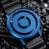 Creative Watch Rose Gold Black Sliver Magnetic Ball Metal Magnet Beads Watch Men's Circle Ring Rubber Sports Watch Male Watch ► Photo 3/6