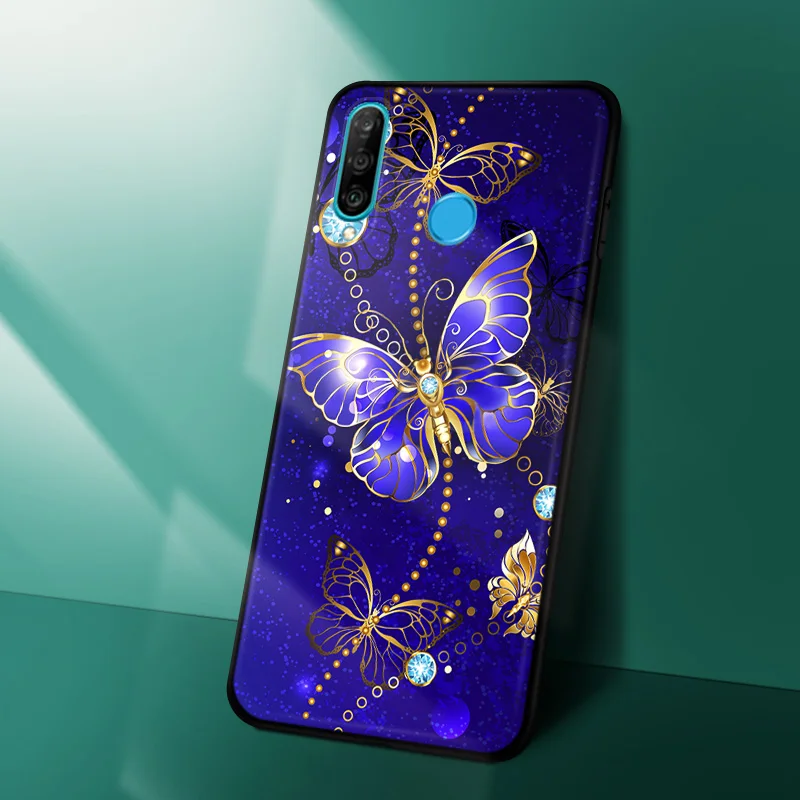 Силиконовый телефон для Huawei P Smart 2018 2019 2020 Z P30 Pro P40 Lite E P9 Plus Силиконовая задняя
