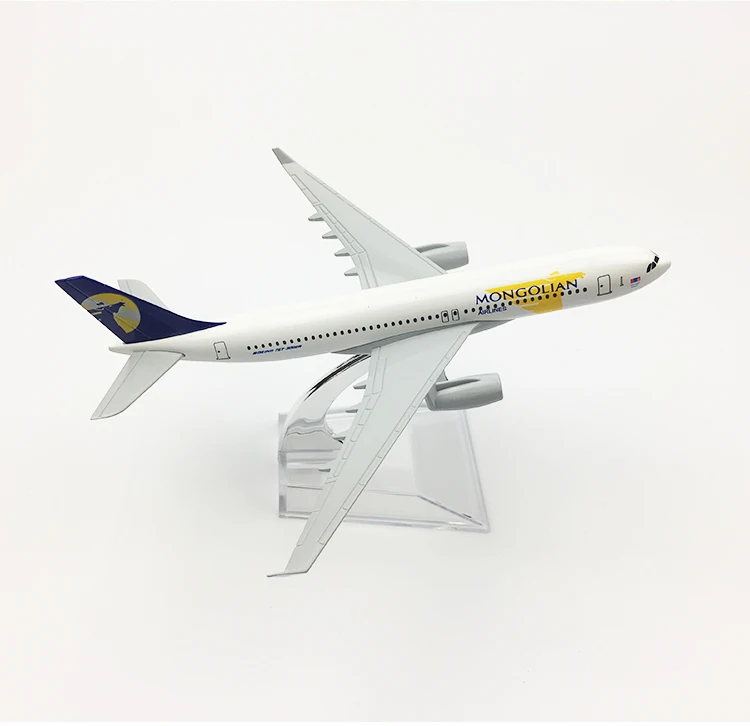 1/400 масштаб самолета Boeing 747 монгольские авиалинии 16 см сплав самолет B767 модель игрушки для детей подарок для коллекции