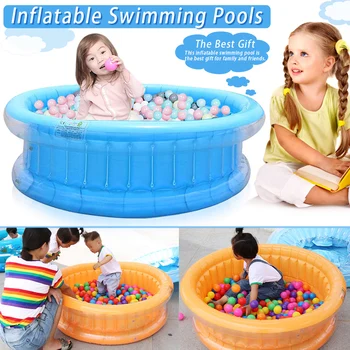 

Inflatable Swimming Pools Thickening PVC Paddling Pool for Gardens Kids Outdoor Summer FH88