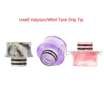 

Uwell Valyrian II V2/Crown 4 IV/Uwell Valyrian/Whirl Tank 510 Drip Tip Colorful Resin Recurve Drip Tip