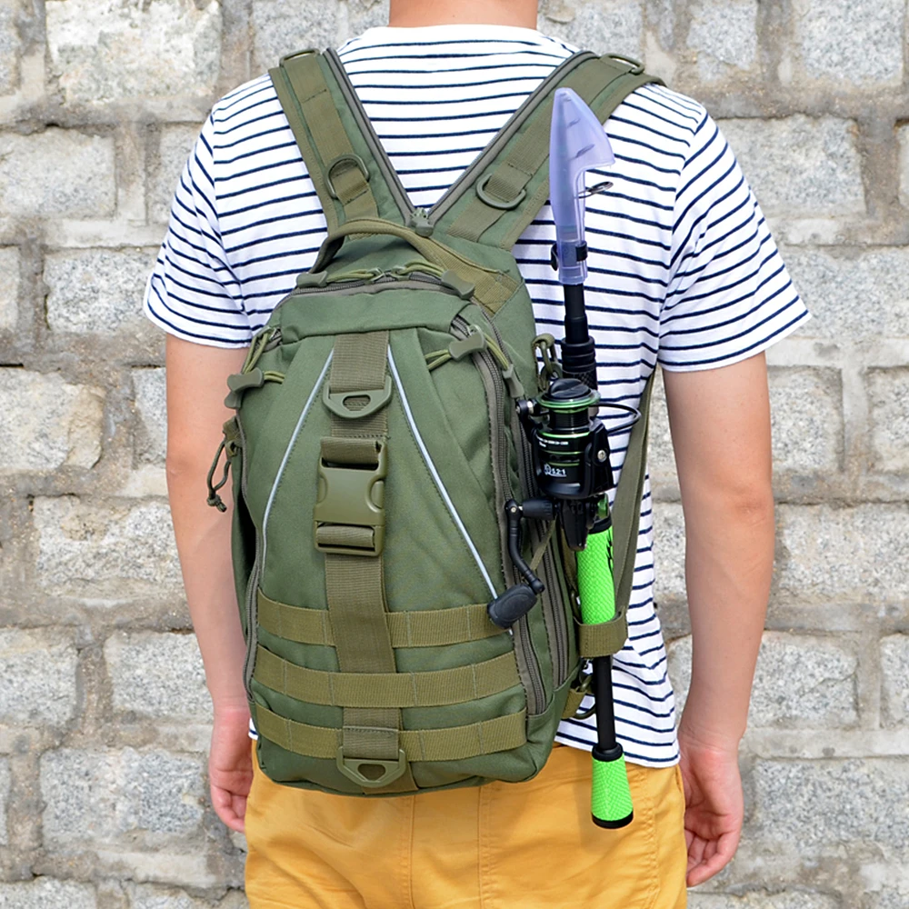 Tactical Sling Pack Army Waterproof Multi-purposeBackpack Crossbody Shoulder Bag Daypack for Outdoor Fishing Hiking Climbing