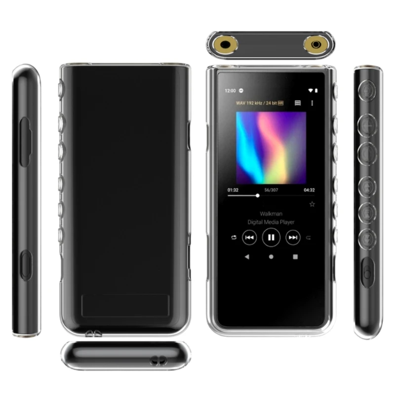Music Player Transparent Soft Shell Protective Cover case for Sony NW ZX500/ZX505/ZX507 MP3 sheath