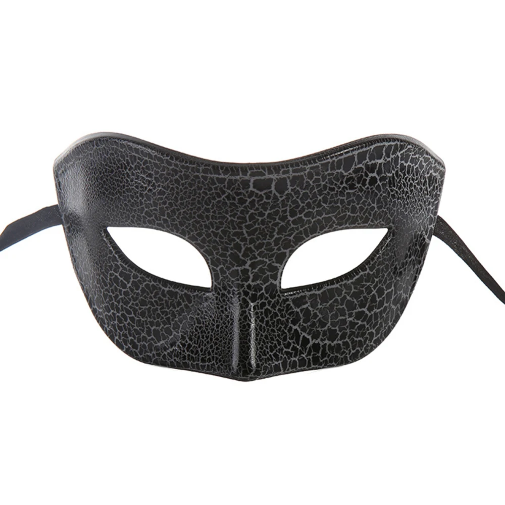 

Black/White Half Face Mask Halloween Mardi Gras Masquerade Costume Party Props Supplies Carnival Musical Party Masks