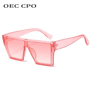 

Oversized Goggle Sunglasses Women Brand Fashion One-piece Gradient Sun Glasses Men Female Pink Yellow Shades Eyeglasses O688
