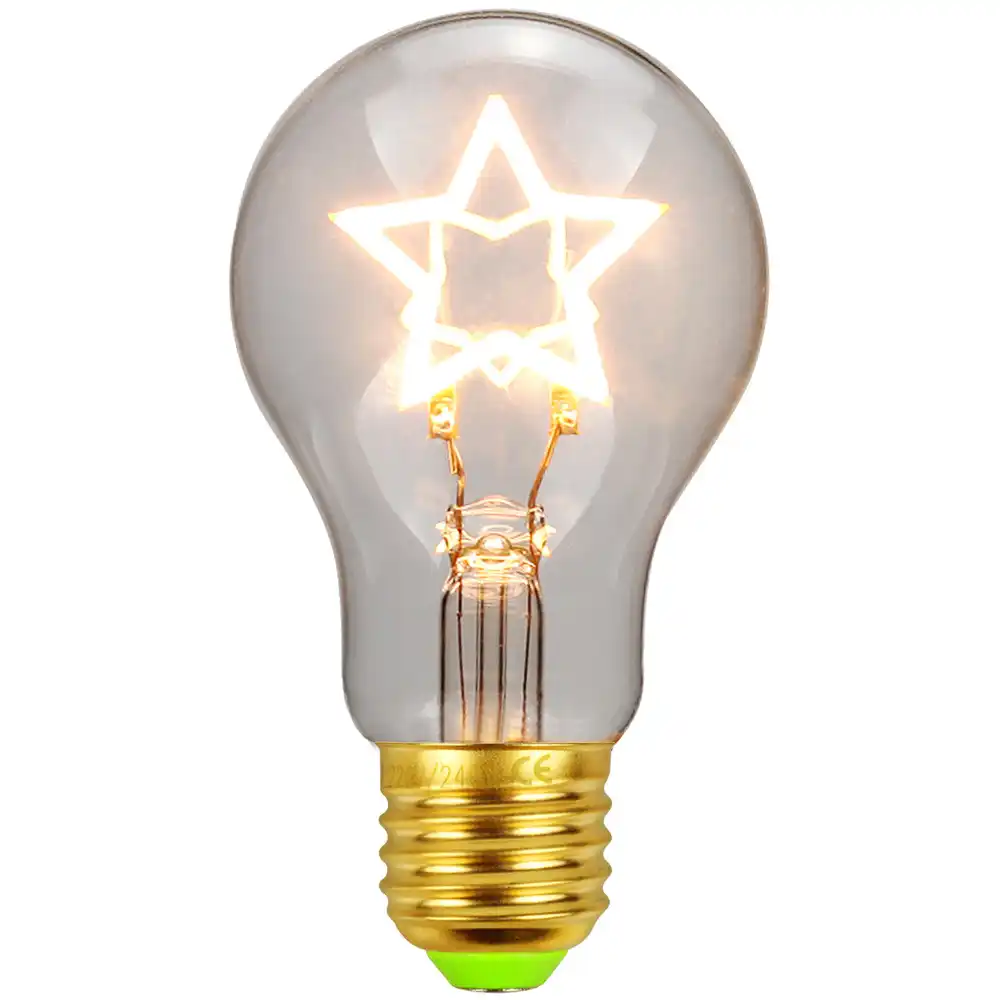 アンティークled電球クリエイティブソフトライトバー星モデリング装飾ランプ球状暖かい光パーソナライズされたレトロなランプ2v 4ワット Led Bulbs Tubes Aliexpress