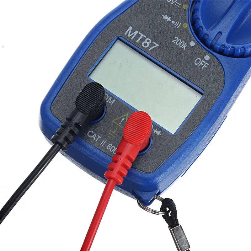 ALLSOME MT-87 Portable LCD Digital Clamp Meters Multimeter Amper Clamp AC/DC Voltage Tester Current Tester Meter CJ007