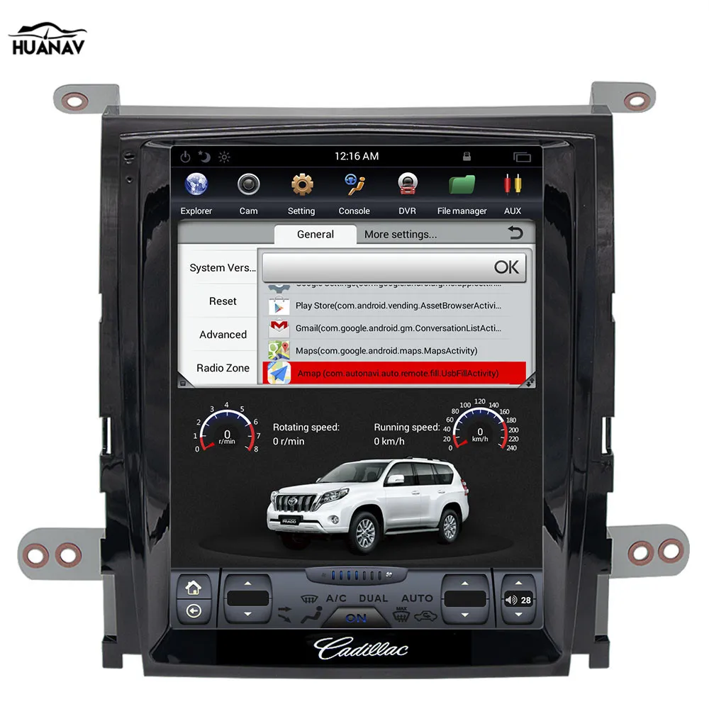 Android 8,1 Tesla стиль автомобиля gps навигация для Cadillac Escalade 2006-2013 авто радио Coche головное устройство мультимедиа CD плеер