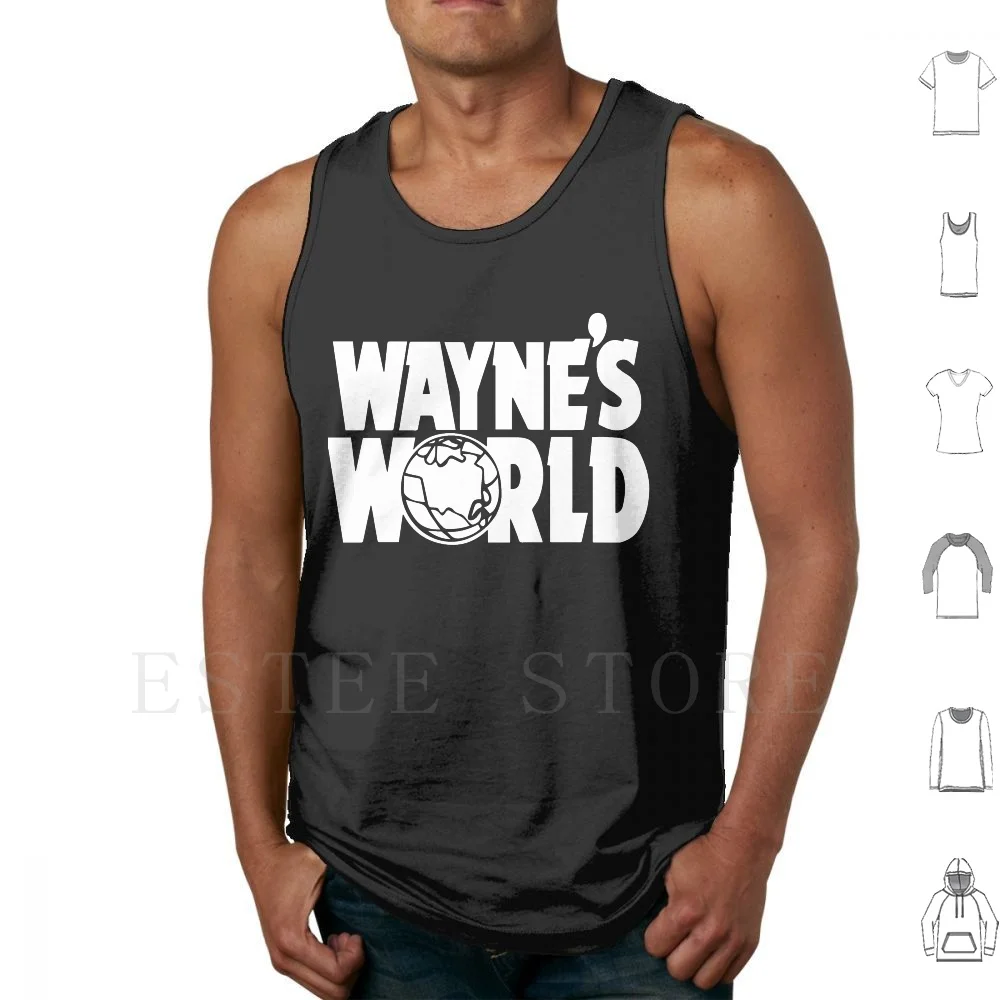 Wayne World ( Hd Vector Graphic) Canotte Gilet Cotton Waynes World Party Time Excellent Sabate Night Live Snl Mike Myers