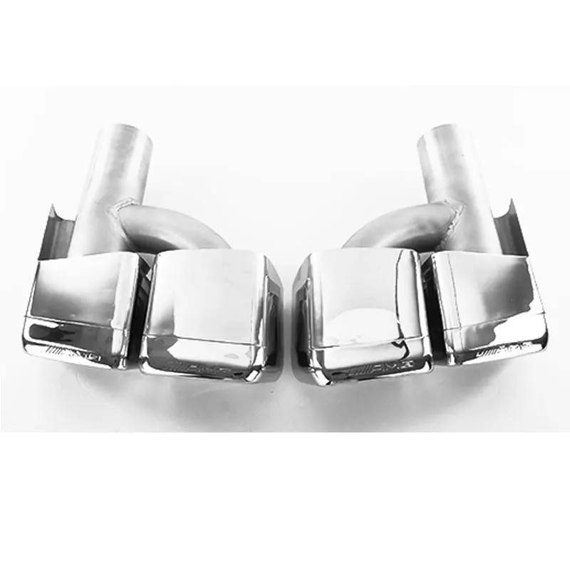 2 шт. автомобильный наконечник выхлопной трубы глушитель из нержавеющей ...