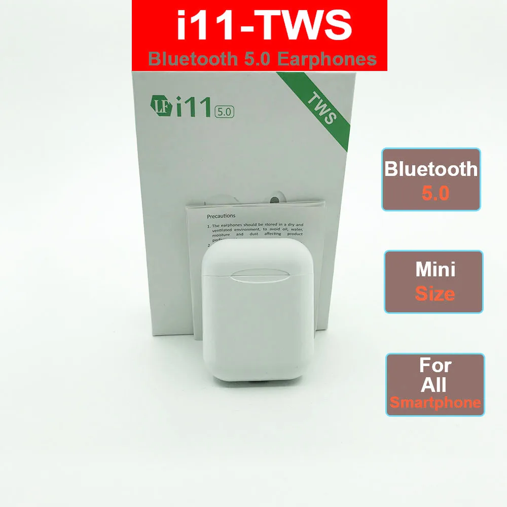 Мини i12 i11 TWS беспроводные наушники Bluetooth 5,0 наушники спортивные наушники с зарядной коробкой для iPhone 11X7 8 6 ear Android