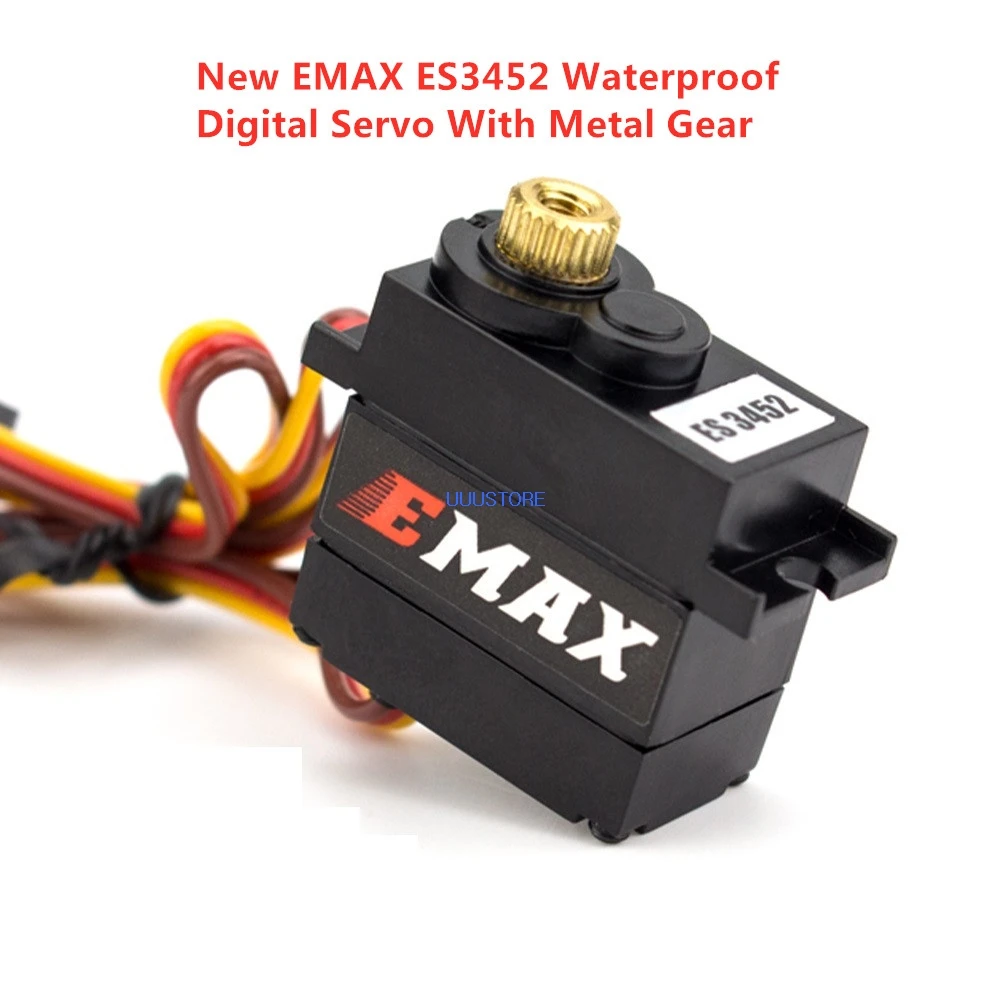 Цифровой сервопривод EMAX ES3452 водонепроницаемый 6 0 В металлическая шестерня |