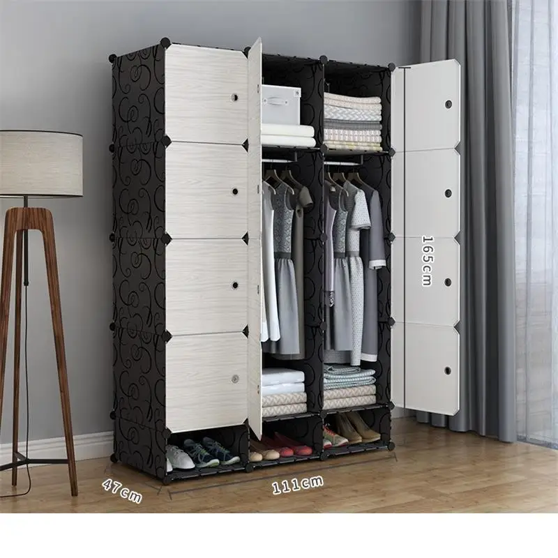 Armoire Rangement Szafa Armario Ropa Armadio Guardaroba Mobilya Mueble De Dormitorio Bedroom Furniture Closet Cabinet Wardrobe - Цвет: Version G