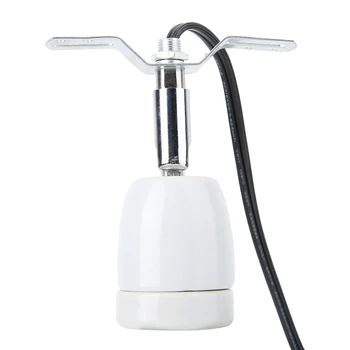 

300W 110-240V Reptile Lighting Reptile Pet Heating Light Bulb E27 Rotatable Reptile Pet Clip Heat Lamp Bulb Base Socket Holder