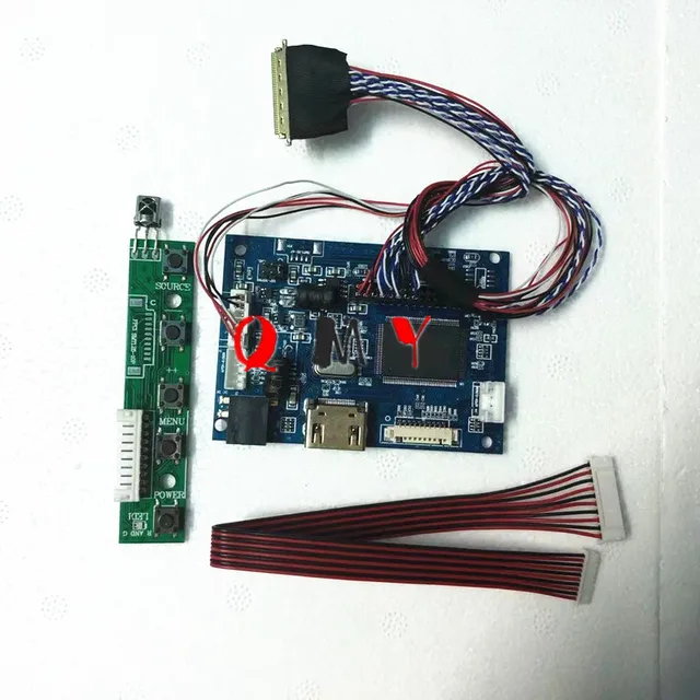 DMI+VGA 2AV Control Board Kit for B156XW02 V3/V6 B156XW02 V2/V7 1366X768 LCD LED screen Driver Board