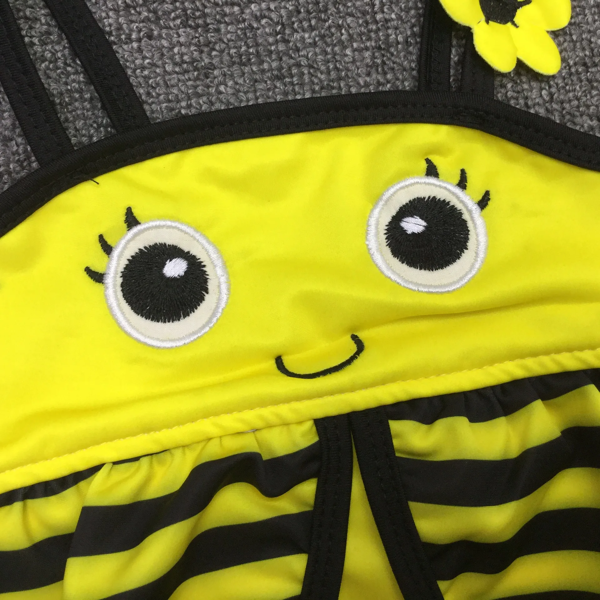 INS Hot Selling Children Summer Bathing Suit Girls Baby Infant GIRL'S Stripes Birds Camisole One-piece Swimwear A008