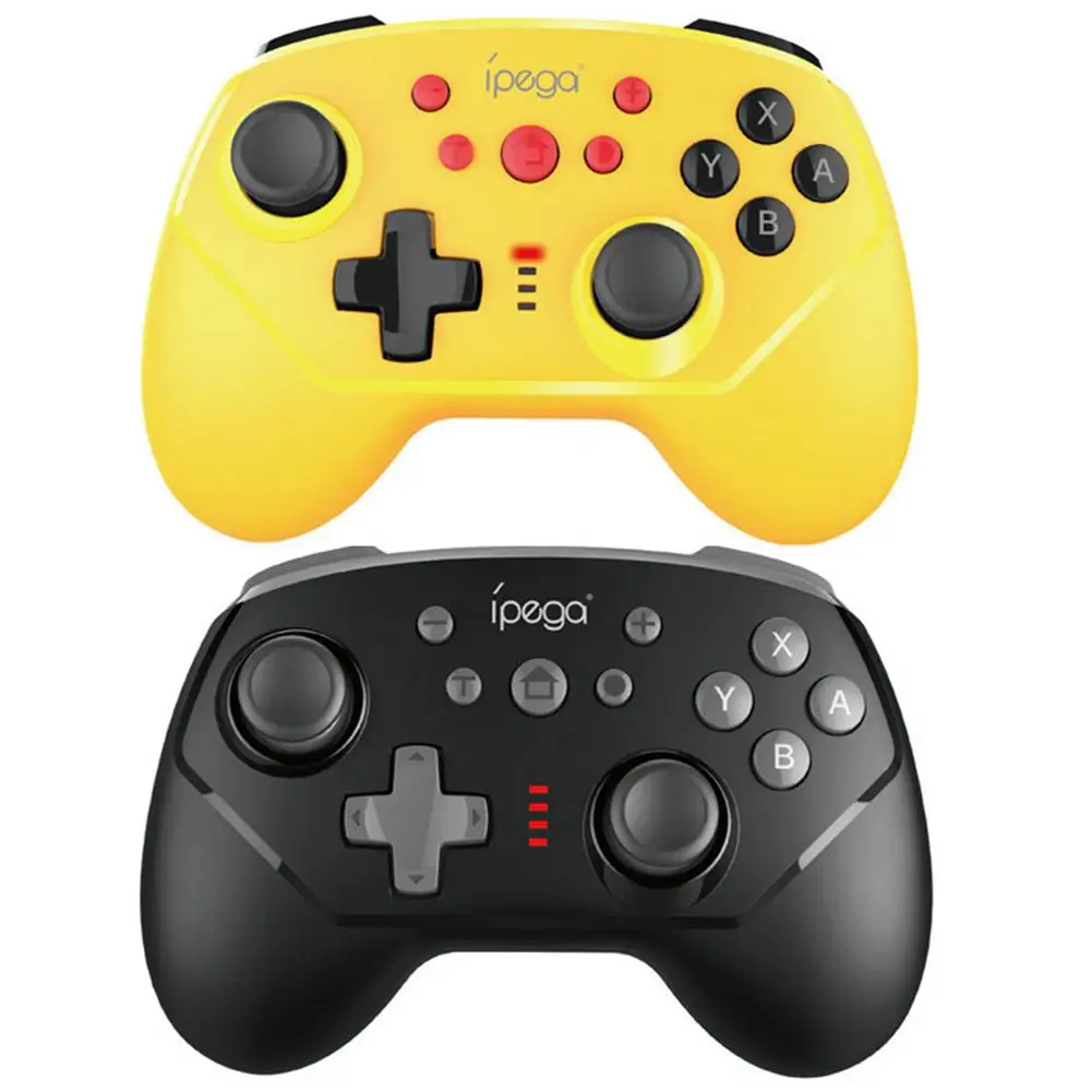 DishyKooker игрового контроллера с ручкой для переключатель игры 6-axis вибрации поддержка удаленного подключения к Беспроводной Bluetooth или проводное соединение