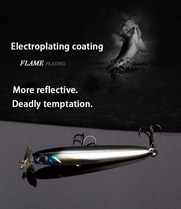 Ракета приманка гольян карандаш lures7.5cm13g 8.5cm17g/23 г тонущие наживки, искусственная наживка палочка приманки для рыбной ловли морских птиц bluefish bonito
