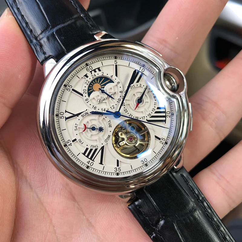 Tourbillon Мужские часы Топ бренд класса люкс ремень часы для мужчин автоматические механические наручные часы Скелет спортивные мужские часы relogio CASENO