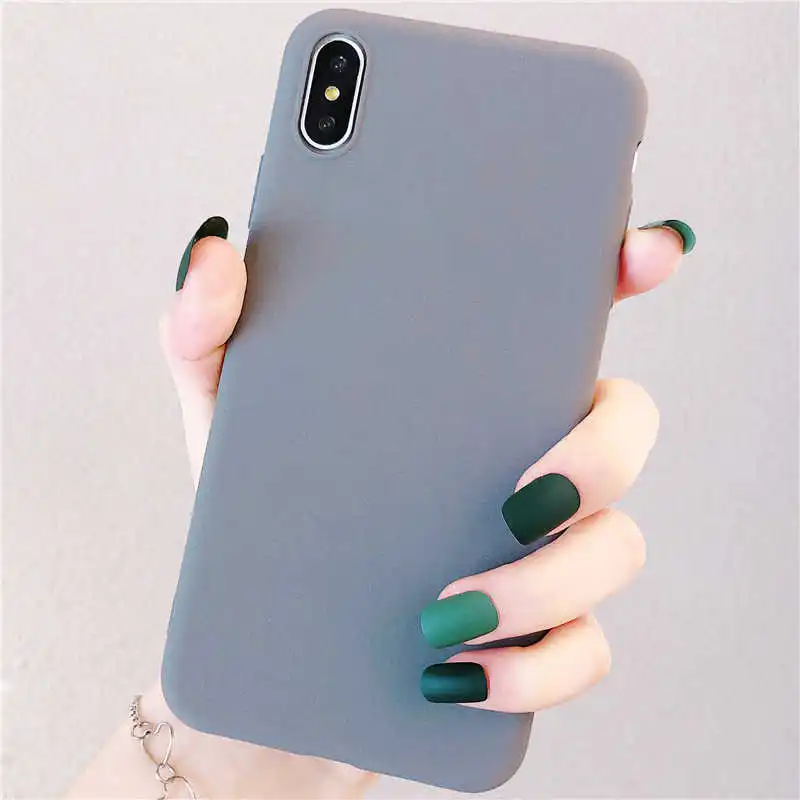 Матовый Силиконовый чехол для oneplus 7t 7 pro 7pro 6t 6 5t 5 3t 3, мягкий ТПУ песчаник, задняя крышка, не оставляет отпечатков пальцев, чехол fundas - Цвет: Light gray