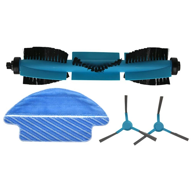 

Roller Brush Side Brush Rags Set Replacement for Cecotec Conga 3090 Vacuum Cleaner Robot Parts