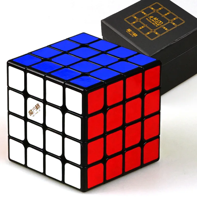 QiYi wuque mini 4x4x4 Магнитный магический куб mofangge wuque mini 4x4 M cubo magico Профессиональный qiyi головоломка игрушка для мальчиков заказать кубика Рубика головоломка рубик магнитный кубик рубик Кубик