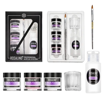 

Gel Polish Builder Semi Permanent Acrylic Powder Set Base Top Carving Pen DIY Nail Extension Long Lasting Art Design Home Salon