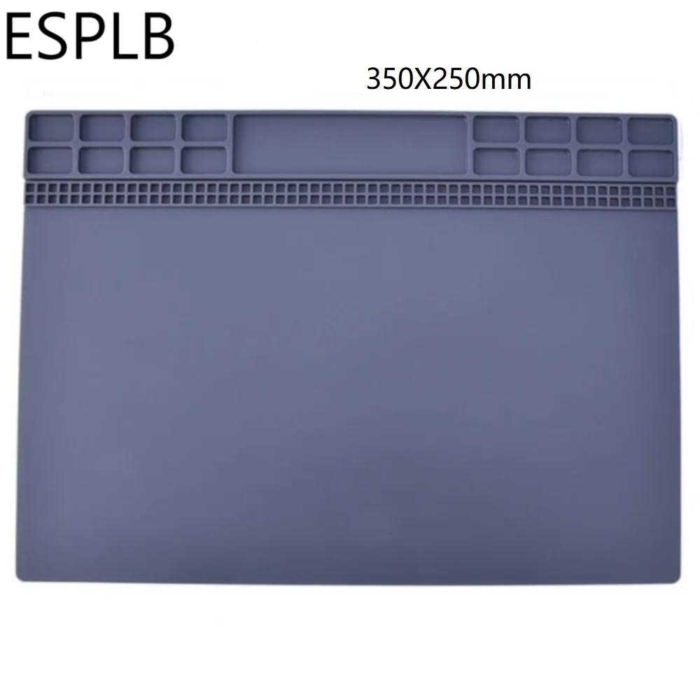 405X305mm Heat Insulation Repair Pad Soldering Work Station Mat Silicon Welding Soldering Maintenance Platform ESPLB electronic repair pad soldering station mat soldering work mat