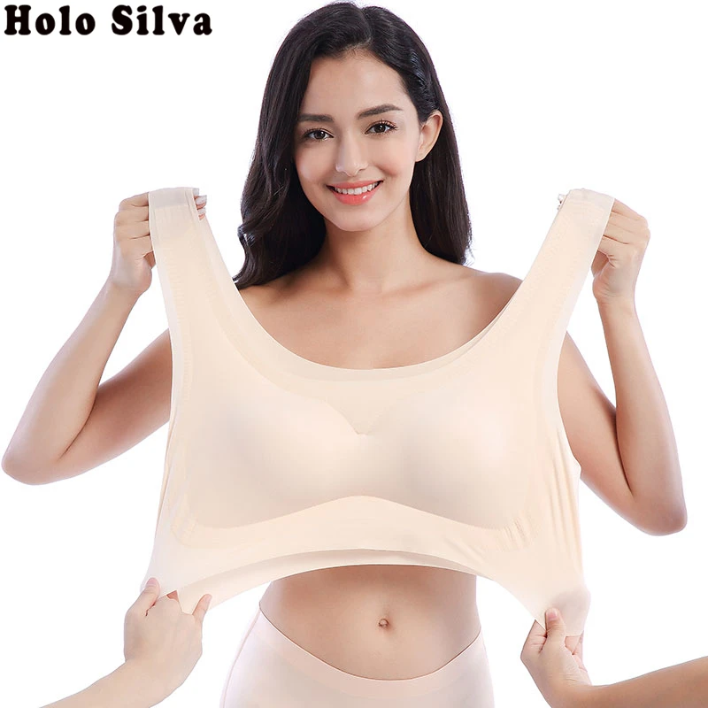 

Women Fitness Sport Bra Top Sports Bras Seamless Sports Bra for Tops High Elastic Seamless Underwear Vest Tanks Large Size M-6XL