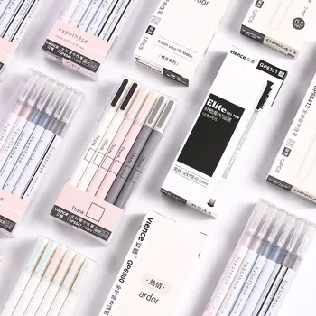 

3 Pcs 0.5mm Novelty Gel Pens Cute Simple Pens Kawaii Neutral Pens For Kids Girls Gift School Office Supplies Korean Stationery