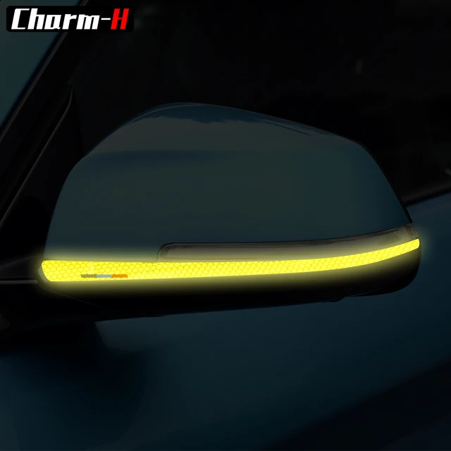 Reflective Tape Strip Anti-collision Side Rearview Mirror Stickers For Bmw  F20 F34 F30 F31 F22 F32 F33 F36 X1 E84 1234 Series - Car Stickers -  AliExpress