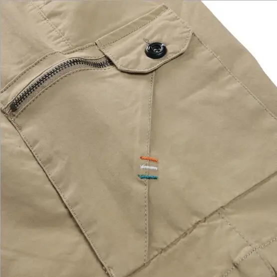 Men Shorts Summer Hot Sale Solid Cotton Knee-Length Short Pants Men Outwear Fashion Casual Elastic Plus Size Loose Shorts