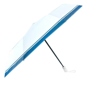 

Hot Sale Anti Uv Navy Superfine Straight Rod Uv Long Sunny And Rainy Umbrella For Women