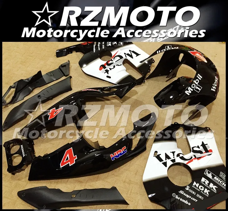 ABS мотоцикл обтекатель комплект для HONDA CBR250RR MC22 1990-1999 год кузов литья под давлением Магазин № 1249