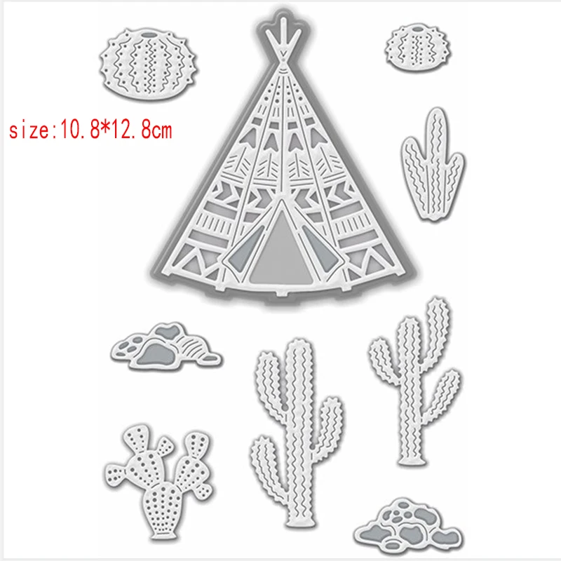 Sirius примитивная племенная палатка металлические режущие штампы трафареты