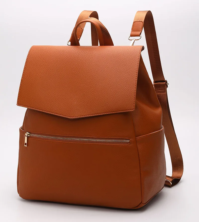 

Mom must have high quality leather backpack, diaper bag, mom care rucksack, school shoulder bag