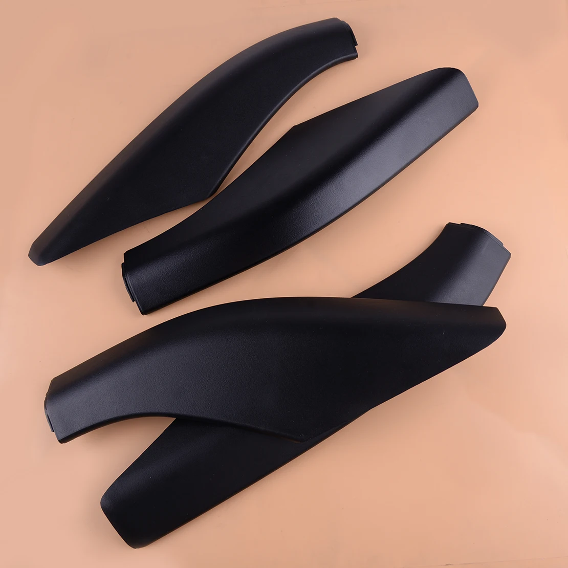 

4PCS Black Plastic Car Roof Luggage Rack Rail End Shell Cover Fit for Land Rover Freelander 2 2008 2009 2010 2011 2012 2013 2014