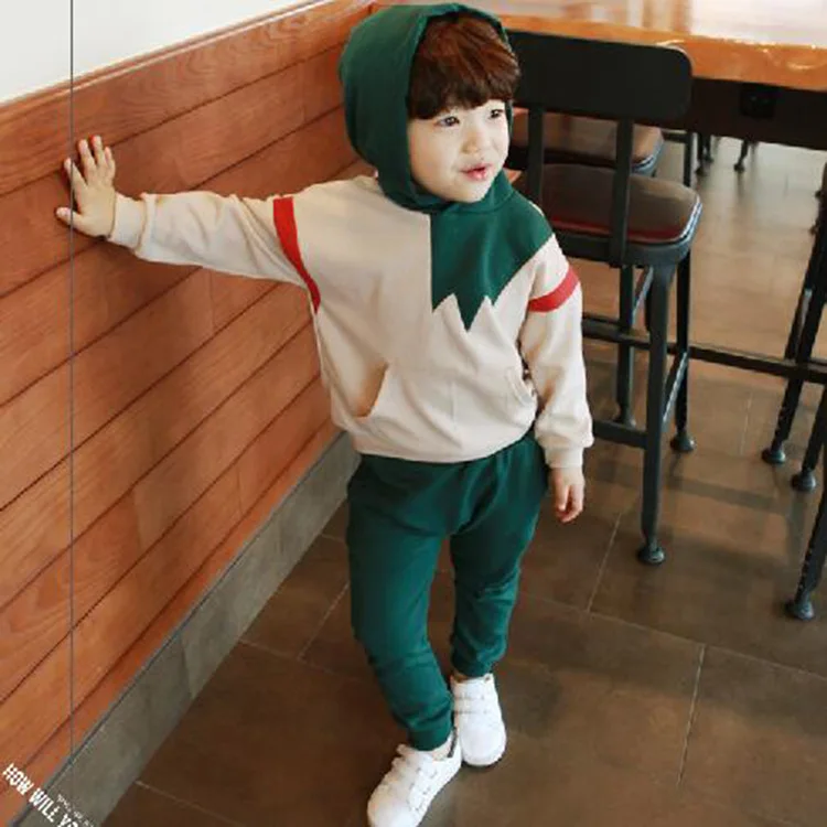 

Kindergarten Kindergarten Suit BOY'S Suit Children Hoodie Spring Spring Clothing Children Long Sleeve Pants Two-Piece Set