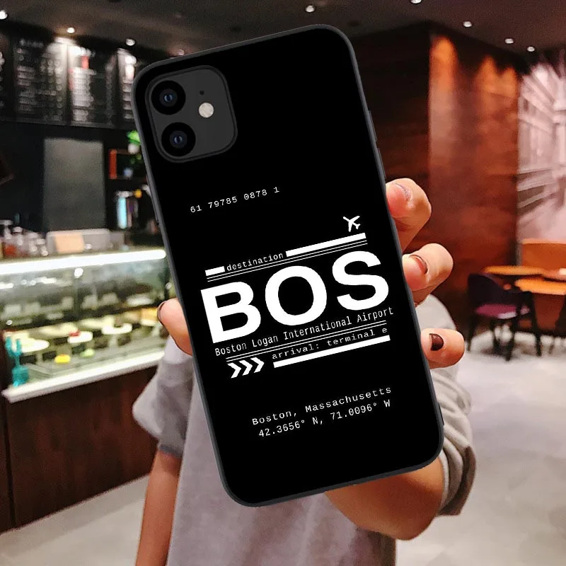 По всему миру: для iPhone 11 Pro MAX Дубай международный аэропорт запросов Мягкий ТПУ чехол для iPhone X XR XS макс 7 8 Plus - Цвет: TPU