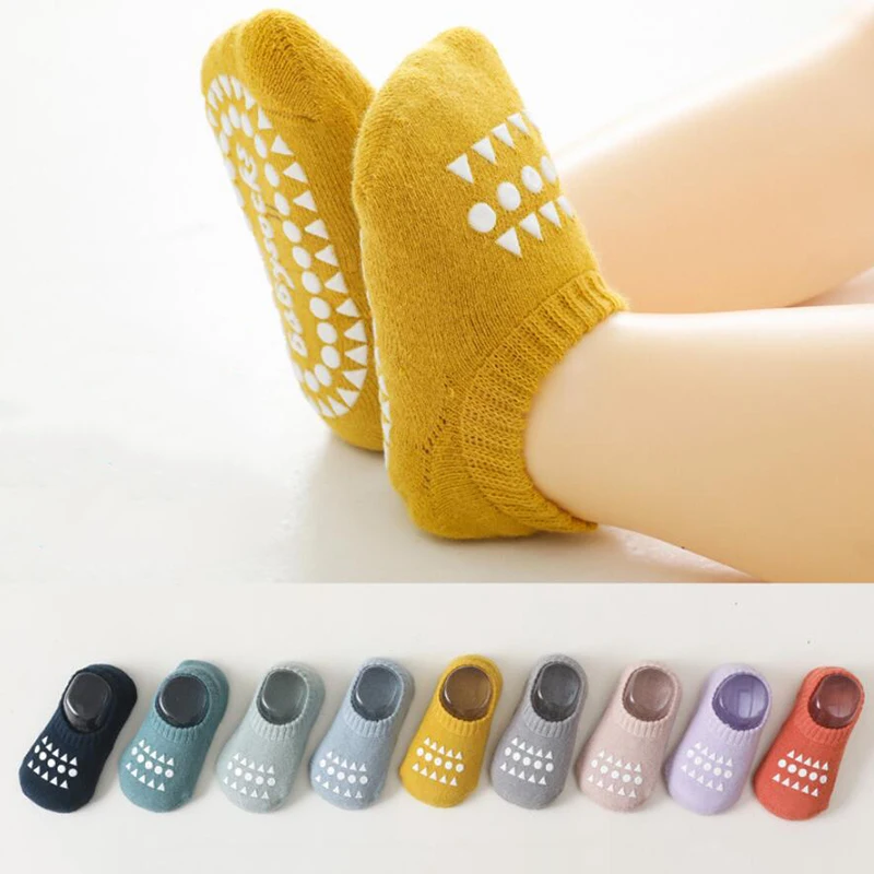 

Candy Color Baby Anti Slip Floor Socks Autumn Winter Newborn Warm Thicken Chikdren Socks Baby Girls Boys Infants Indoor Sock