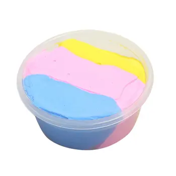 

60ml DIY Fluffy Slime Scented No Borax Decompression Kids Toy Stress Relief Sludge Toy Non Toxic Slime for Kids Adults