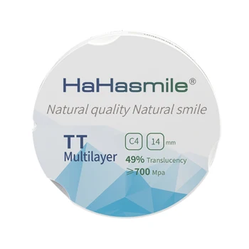 

95mm UT Dental Zirconia Blocks For Dental Technician Open CAD CAM System Dental Materials UT Multilayer Zirconia Block