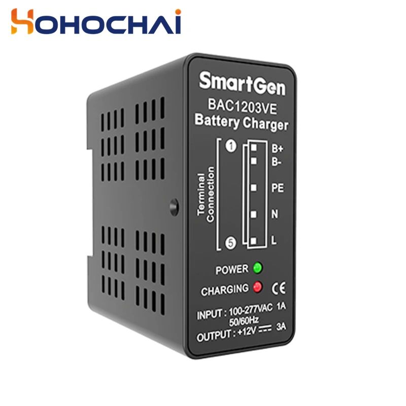 smartgen carregador de bateria bac1203ve 3a 12v modulo 01