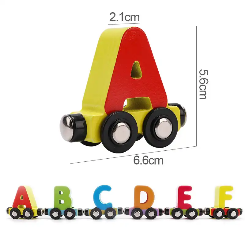 magnetic train letters