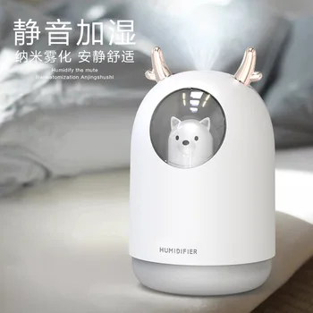 

New Style Mini Humidifier for Home & Office Use Small Desktop Humidifier Mute Spray USB Bear Humidifier